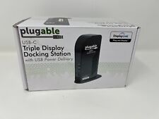 BRAND NEW OPEN BOX NEVER USED Plugable USB-C Triple Monitor Docking Station picture