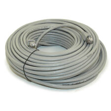 100ft Cat6A SHIELDED Ethernet RJ45 Patch Cable Stranded Snagless Booted GRA picture