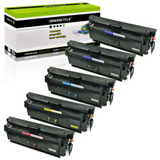 5 Set CF360X CMYK ColorSet Toner Fits for HP 508X Enterprise M553x M553dn M553dh picture