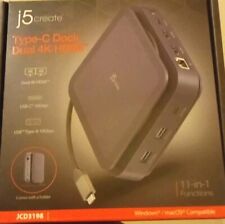 j5 Create Dual 4K HDMI USB-C Dock JCD3198 - NEW SEALED picture