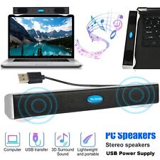 Wired Computer Speakers Soundbar Stereo Bass Sound 3.5mm USB for Desktop Laptop picture