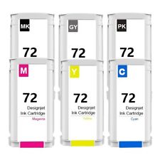 Compatible 72 Ink Cartridges Replacement for DesignJet T770 T610 T1100 (6-Pack) picture