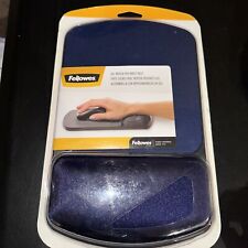 Fellowes Gel Mouse Pad w/Wrist Rest Brand New Blue picture