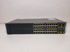 Lot of (2) Cisco Catalyst 2960+ 24 Port Fast Ethernet Switch WS-C2960+24TC-L picture