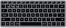 Satechi Slim X1 Bluetooth Backlit Keyboard Illuminated Keys Multi-Device Grey picture
