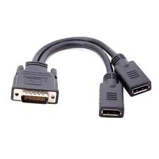 DMS-59Pin Male to Dual DP Displayport Female Splitter Extension Cable for PC ... picture