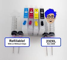 232XL Alternative No Chip Refillable Cartridge for WF-2950, XP4200, WF-2930 picture