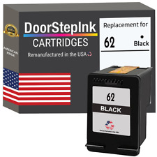DoorStepInk Remanufactured in the USA Ink Cartridge for HP 62 Black picture