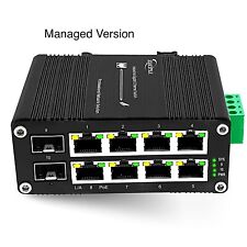 Industrial 8 Port Gigabit Switches - Managed/Unmanaged Versions - Rack Powered picture