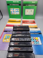 Texas Instruments TI-99/4A Computer Video Game Lot of  8 Manuals & Games 1970s picture