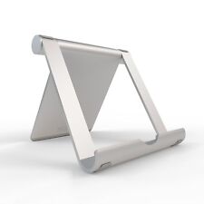 TechMatte Multi-Angle Aluminum Desktop Tablet / Phone Stand Holder (Silver) picture