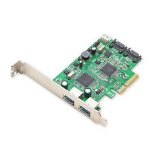 Syba SD-PEX50055 2 Port USB 3.0 and 2 Port SATA III PCIe 2.0 x4 Controller Car picture