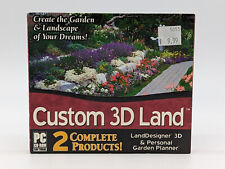 Custom 3D Land PC CD-ROM 2005 LandDesigner 3D & Personal Garden Planner ValuSoft picture