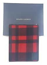 NWB Polo Ralph Lauren Red Buffalo Plaid Media / IPAD/ TABLET CASE 100% AUTHENTIC picture