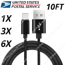 1/3/6X USB Data Cable Charger Cord For iPhone 6 7 8 Plus iPhone 14 13 12 11 X XR picture