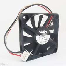 10pcs NIDEC D06X-12TL 60x60x10mm 6010 DC12V 0.10A 3pin Connector DC Cooling fan picture