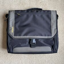 Targus CityGear Miami Messenger Laptop Case Bag Black/Grey Nylon picture