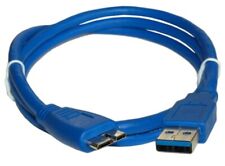 3ft USB 3.2 Gen 1 SUPERSPEED 5Gbps Type A to Micro-B Male Cable  Blue picture