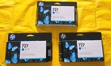 HP 727 Cyan Ink Cartridges (3 Count)- B3P19A picture