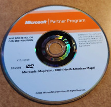 Microsoft MapPoint 2009 (North American Maps) X15-16919 DVD 10/2008 picture