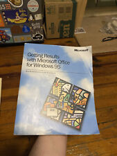 Getting Results with Microsoft Office for Windows 95 Manual User Guide WIN95 picture