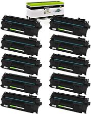 10 Pack CE505A 05A Toner Cartridge Fits for HP LaserJet P2030 P2035 P2050 P2055 picture