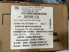 Chatsworth CPI 30130-719 2U Single-Sided Universal Horizontal Wire Manager- NEW picture
