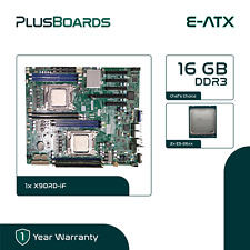 Supermicro X9DRD-iF E-ATX LGA 2011 Motherboard w/ 2x E5-26xx 16GB DDR3 Memory picture