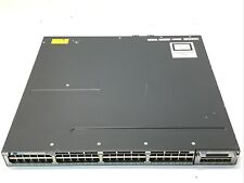 Cisco WS-C3750X-48PF-L 48 Port PoE Gigabit Switch W/ C3KX-NM-1G + PSU 1100WAC picture