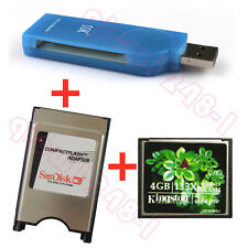 4.0GB CNC CF Compact Flash card+CF-PCMCIA Adapter+SSK USB2.0 Card reader FANUC picture