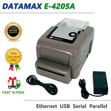Datamax E-4205A Mark III Direct Thermal Barcode Printer Cutter USB LAN Serial picture