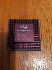 Intel Overdrive Processor ODP486SX-25 SZ874 50mhz Ceramic/Gold.   probably rare picture