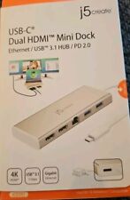 j5create JCD381 USB Type-C Dual HDMI Mini Dock Adapter picture