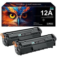 Toner Cartridge 12A 3015 3030 3020 2 BK Replacement for HP 1010 1012 1015 M1005 picture