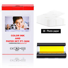 1Set Compatible Canon Selphy CP910 CP720 KP-108IN Color 1 Ink+4X6 36 Photo Paper picture