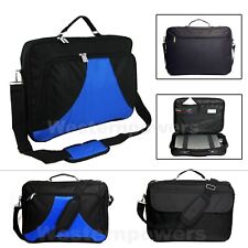 18 18.4 Inch Laptop Messenger bag case briefcase Blue Black for Macbook air/pro picture