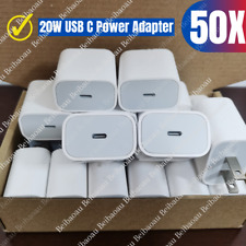 50X Wholesale For iPhone 14/13/12/8 USB-C Fast Wall Charger 20W PD Power Adapter picture