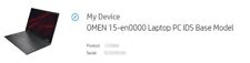 HP OMEN 15 (1 TB SSD, AMD Ryzen7 4800H, 4.4GHz, 16GB RAM, RTX 2060) picture