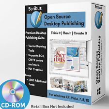 NEW Desktop Publisher Professional Publishing Print Design Software Program CD picture