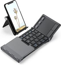 iClever Keyboard Folding Bluetooth usb Touchpad IC-BK08 Black picture
