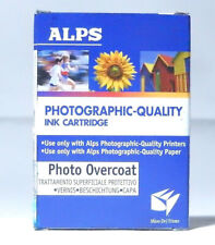 ALPS 105818-00 Photo Overcoat Ink Cartridge MD Series Genuine New Sealed Box picture