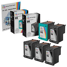 LD © Reman Ink Replacements 4x HP 98 C9364WN Black & 1x HP 95 C8766WN Color picture