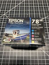 New In Box Epson 78 Pack Of 5 Color Ink Cartridges Standard Capacity 2015 picture