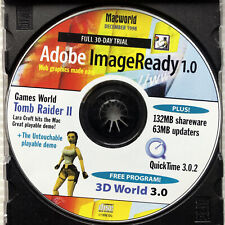 Macworld December 1998 CD, Adobe ImageReady 1.0 Tomb Raider II Demo 3D World 3.0 picture