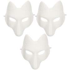 3pcs Unpainted Blank Masquerade Mask DIY Blank Mask picture
