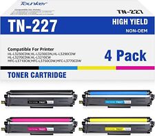 TN227 BK/C/M/Y Toner Cartridge Replacement for Brother HL-L3230CDW  Printer picture