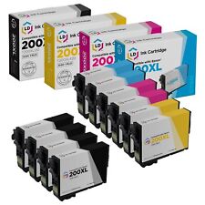 LD 10pk Reman Cartridges for Epson 200 XL Ink 200XL T200XL120 Black Cyan Yellow picture