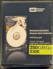 Western Digital 250GB EIDE WD Scorpio Notebook Hard Drive - NEW IN SEALED BOX picture