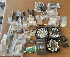Large Lot Of Aorus Computer Gaming Parts Gigabyte Fans, Wiring, Screws ALL NEW picture