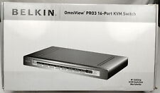 Belkin F1DA116Z OmniView PRO3 16-Port USB & PS/2 KVM Switch, 2 Cables New picture